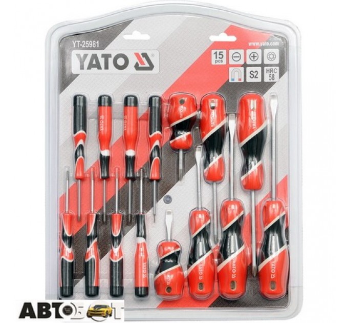 Набор отверток YATO YT-25981, цена: 1 503 грн.