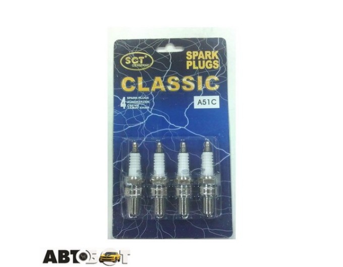 Свеча зажигания SCT A51C blister, цена: 1 035 грн.