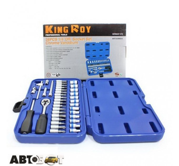 Набор инструментов KING ROY 038MDA, ціна: 1 401 грн.