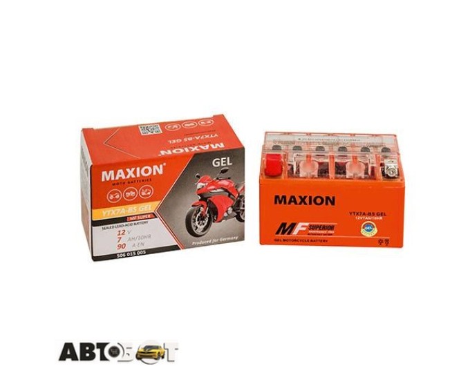 Мото акумулятор MAXION 6СТ-7 Аз YTX 7A-BS (GEL), ціна: 1 403 грн.