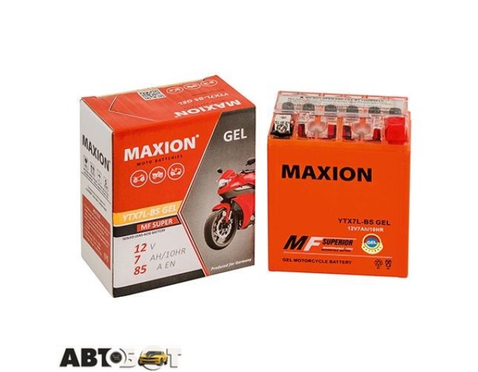Мото акумулятор MAXION 6СТ-7 АзЕ YTX 7L-BS (GEL), ціна: 1 151 грн.