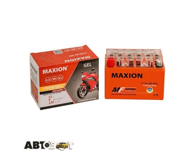 Мото акумулятор MAXION 6СТ-8 Аз YTX 9-BS (GEL), ціна: 1 802 грн.