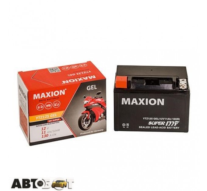 Мото акумулятор MAXION 6СТ-11 Аз YTZ 12S (GEL), ціна: 1 142 грн.
