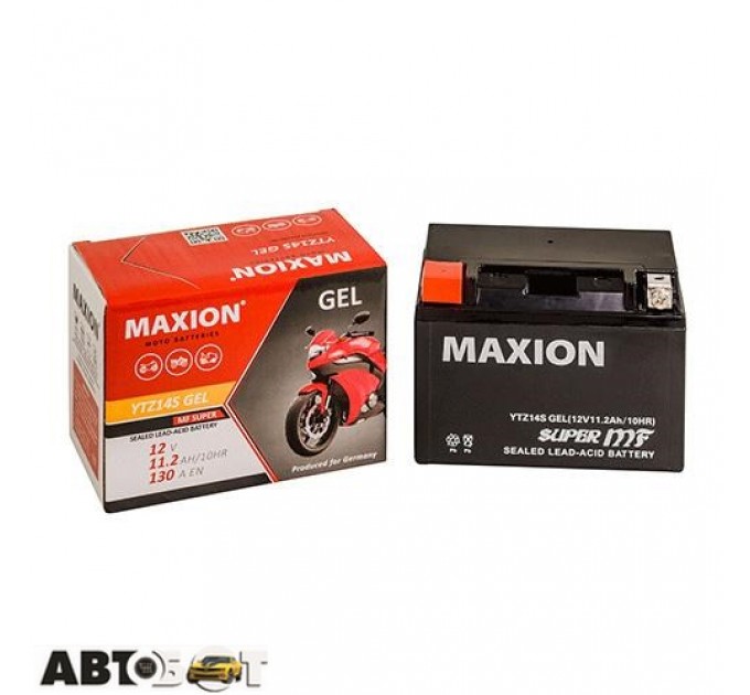 Мото аккумулятор MAXION 6СТ-11 Аз YTZ 14S (GEL), цена: 1 107 грн.