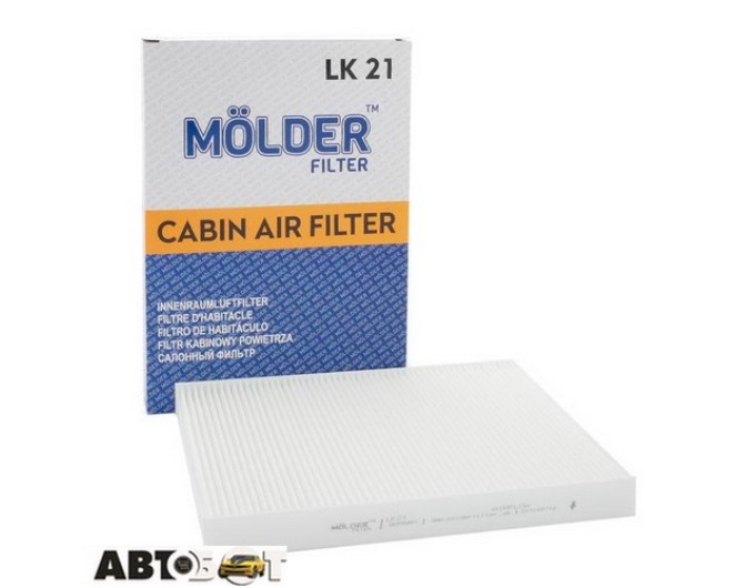Салонный фильтр Molder LK21, цена: 230 грн.