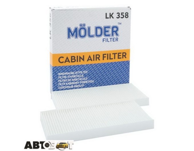 Салонный фильтр Molder LK358, цена: 243 грн.