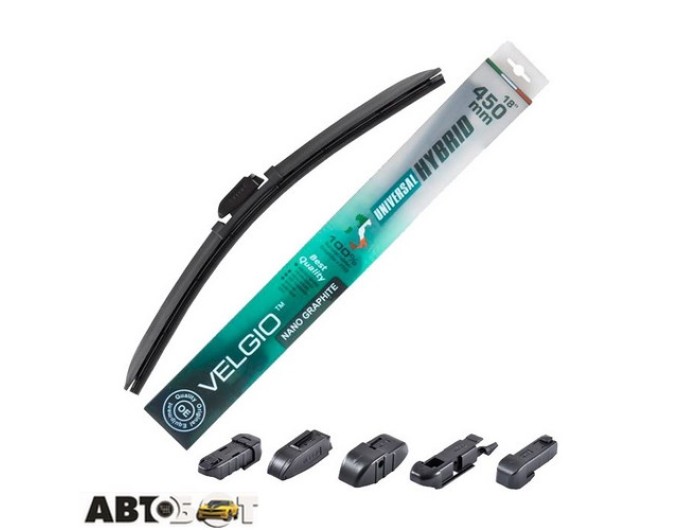 Дворник гибридный Velgio UNIVERSAL HYBRID 18"/450 мм 84450, цена: 494 грн.