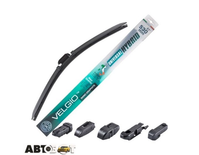 Двірник гібридний Velgio UNIVERSAL HYBRID 84530 530мм, ціна: 652 грн.