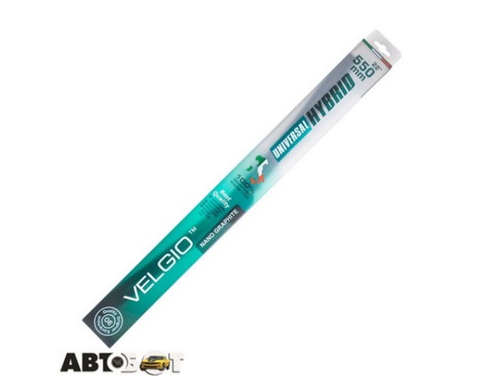 Дворник гибридный Velgio UNIVERSAL HYBRID 22"/550 мм 84550, цена: 554 грн.