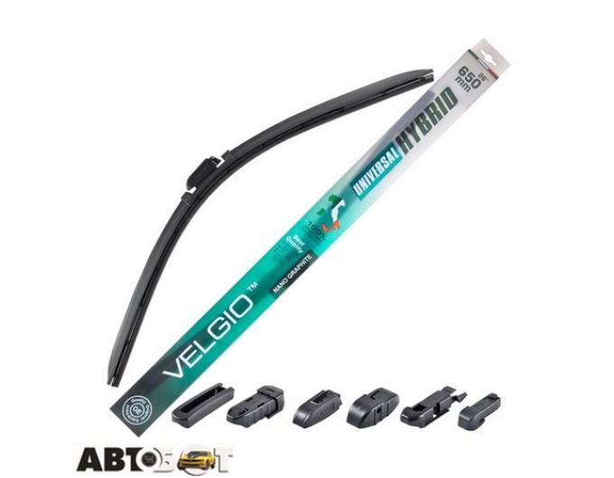Дворник гибридный Velgio UNIVERSAL HYBRID 26"/650 мм 84650, цена: 743 грн.