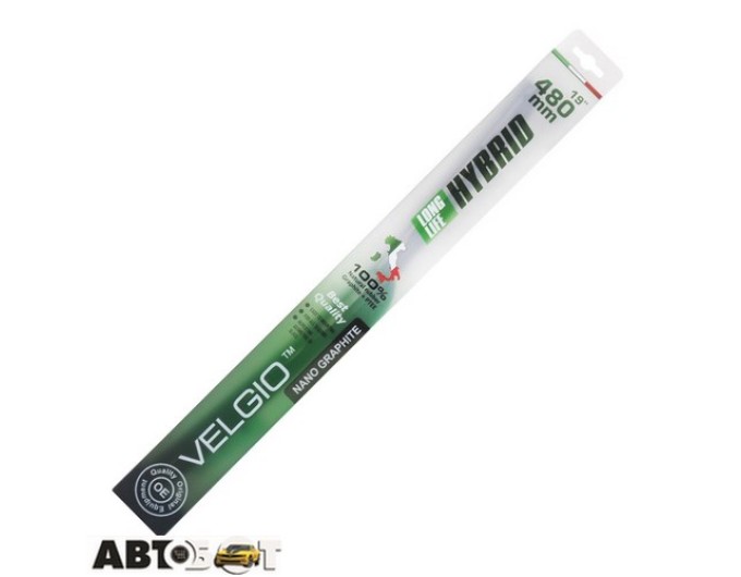Двірник гібридний Velgio Long Life HYBRID 82480 480мм, ціна: 249 грн.