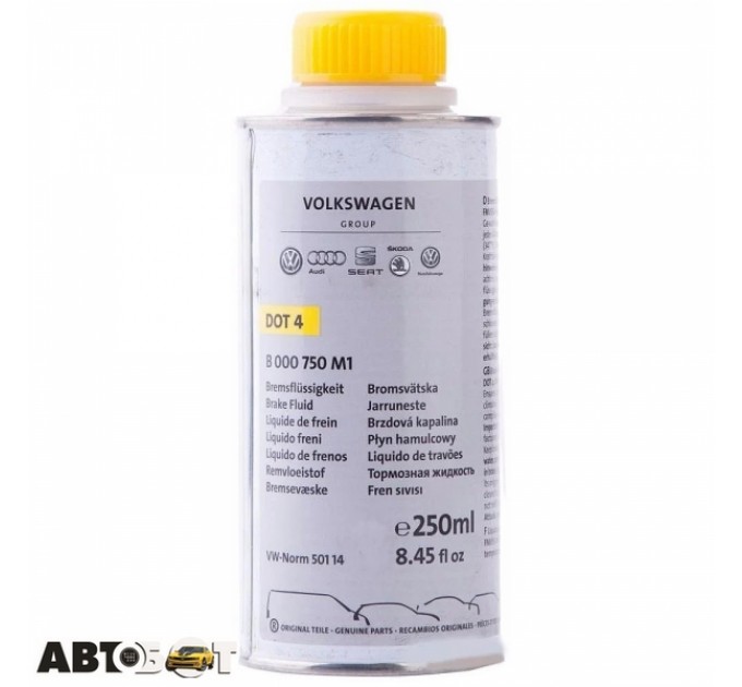 Тормозная жидкость VAG BRAKE FLUID DOT 4 B000750M1 250мл, цена: 188 грн.