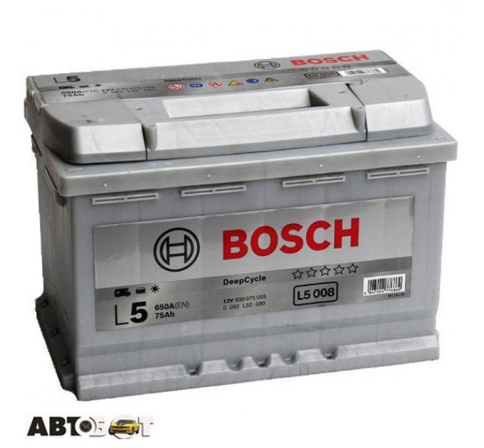 Автомобільний акумулятор Bosch 6СТ-75 АзЕ 0 092 L50 080, ціна: 8 512 грн.