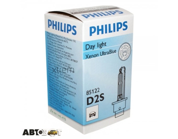 Ксенонова лампа Philips UltraBlue D2S 35W 85122UBC1(1 шт.), ціна: 3 477 грн.
