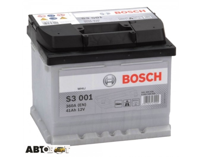 Автомобильный аккумулятор Bosch 6CT-41 Аз S3 (0 092 S30 010), цена: 5 206 грн.