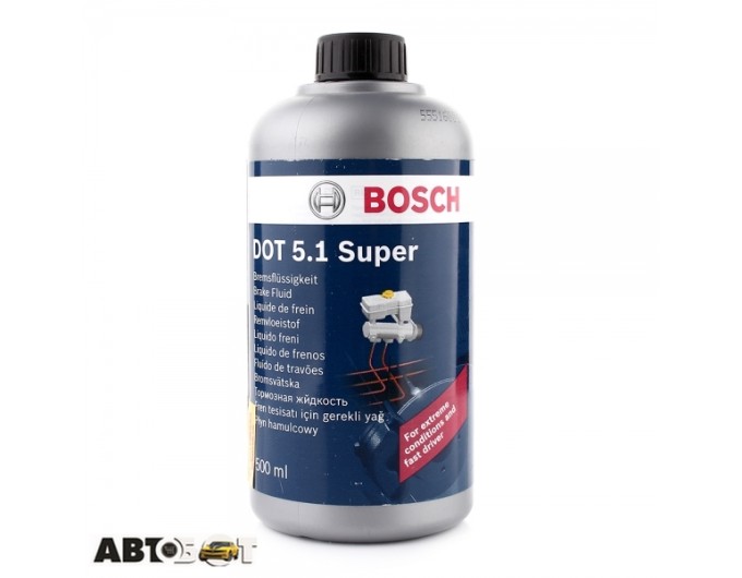 Гальмівна рідина Bosch DOT 5.1 1 987 479 120 500мл, ціна: 468 грн.