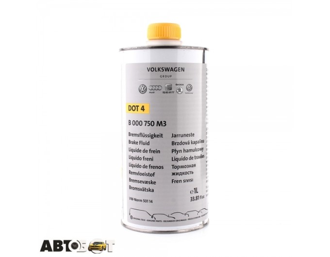 Тормозная жидкость VAG BRAKE FLUID DOT 4 B000750M3 1л, цена: 808 грн.