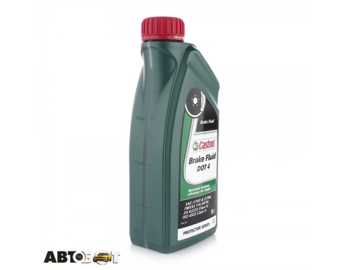 Гальмівна рідина CASTROL Brake Fluid DOT 4 1л, ціна: 490 грн.