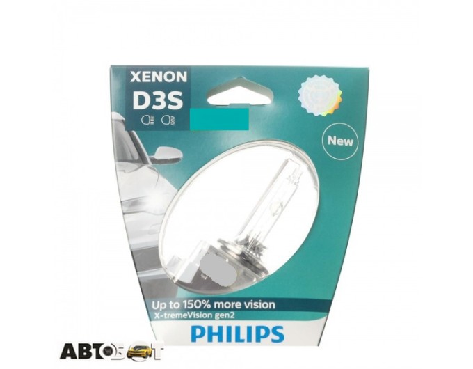 Ксенонова лампа Philips X-tremeVision gen2 D3S 4800К 35W 42403XV2S1 (1 шт.), ціна: 5 376 грн.