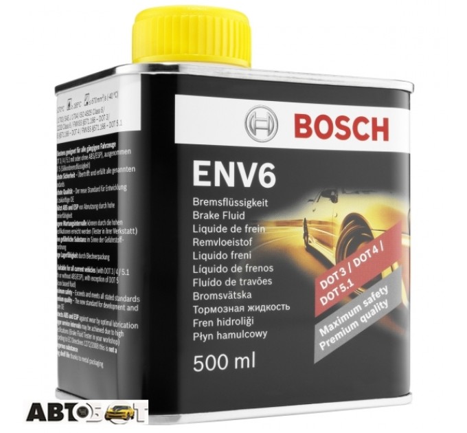 Гальмівна рідина Bosch ENV6 BO 1 987 479 206 500мл, ціна: 392 грн.
