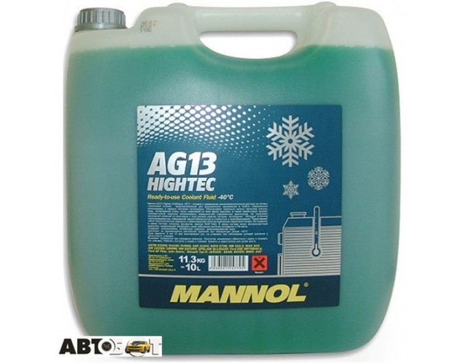 Антифриз MANNOL Antifreeze AG13 зелений -40C 10л, ціна: 737 грн.