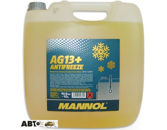 Антифриз MANNOL Antifreeze AG13 Advanced желтый -40C 10л, цена: 868 грн.