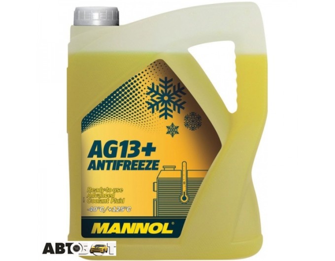 Антифриз MANNOL Antifreeze AG13 Advanced желтый -40C 5л, цена: 700 грн.