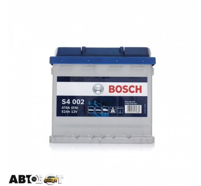 Автомобільний акумулятор Bosch 6CT-52 S4 Silver (S40 020), ціна: 3 643 грн.
