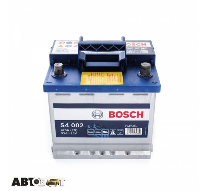 Автомобільний акумулятор Bosch 6CT-52 S4 Silver (S40 020), ціна: 3 689 грн.