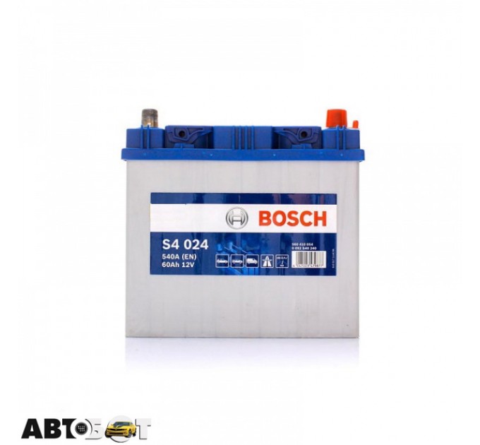 Автомобільний акумулятор Bosch 6CT-60 S4 Silver (S40 240), ціна: 4 149 грн.