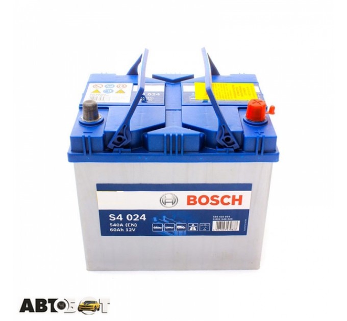 Автомобільний акумулятор Bosch 6CT-60 S4 Silver (S40 240), ціна: 4 103 грн.
