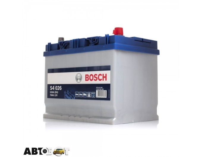 Автомобильный аккумулятор Bosch 6CT-70 S4 Silver (S40 260), цена: 8 493 грн.