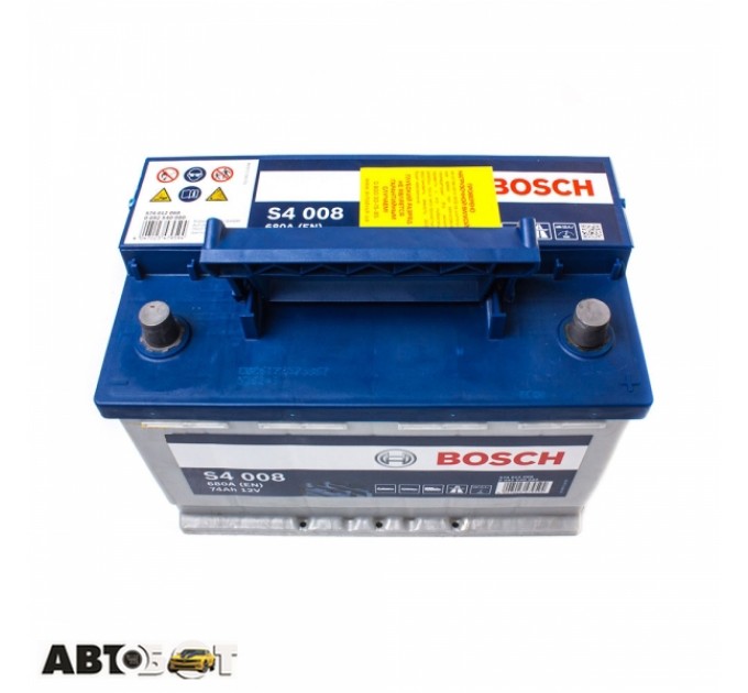 Автомобильный аккумулятор Bosch 6CT-74 S4 Silver (S40 080), цена: 5 137 грн.