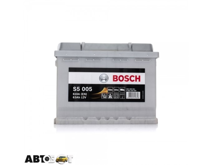 Автомобильный аккумулятор Bosch 6CT-63 S5 Silver Plus (S50 050), цена: 7 974 грн.