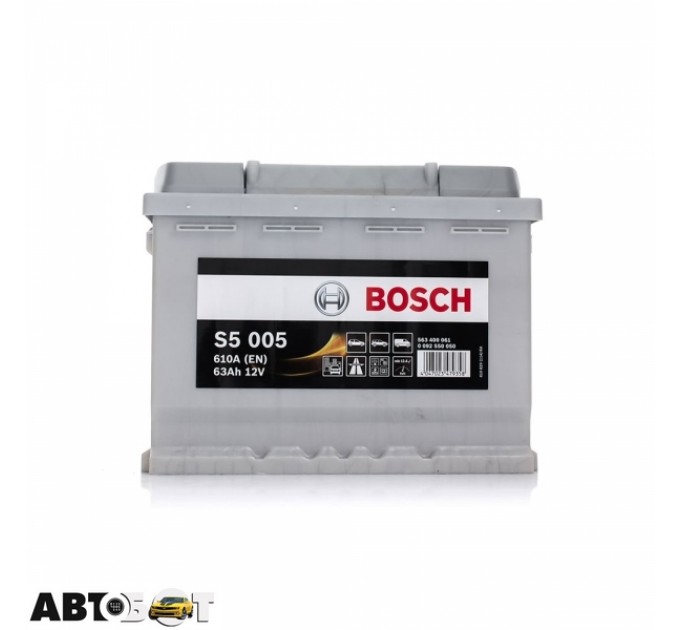 Автомобильный аккумулятор Bosch 6CT-63 S5 Silver Plus (S50 050), цена: 4 567 грн.