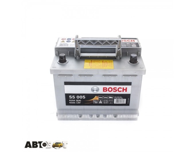 Автомобильный аккумулятор Bosch 6CT-63 S5 Silver Plus (S50 050), цена: 7 974 грн.