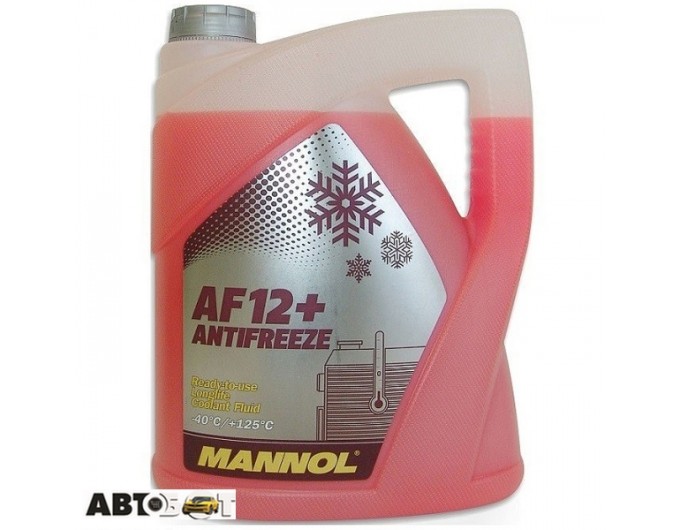 Антифриз MANNOL Antifreeze AF12+ красный -40C 5л, цена: 465 грн.