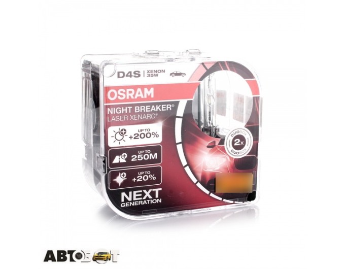 Ксеноновая лампа Osram Xenarc Night Breaker Laser D4S 35W 66440XNL-HCB-DUO (2 шт.), цена: 7 053 грн.