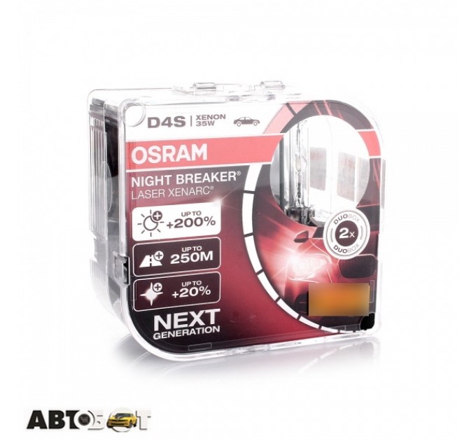 Ксенонова лампа Osram Xenarc Night Breaker Laser D4S 35W 66440XNL-HCB-DUO (2 шт.), ціна: 5 600 грн.