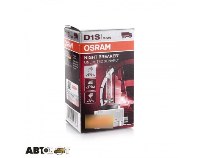 Ксенонова лампа Osram Xenarc Night Breaker Unlimited D1S 85V 66140XNB-FS (1 шт.), ціна: 3 982 грн.