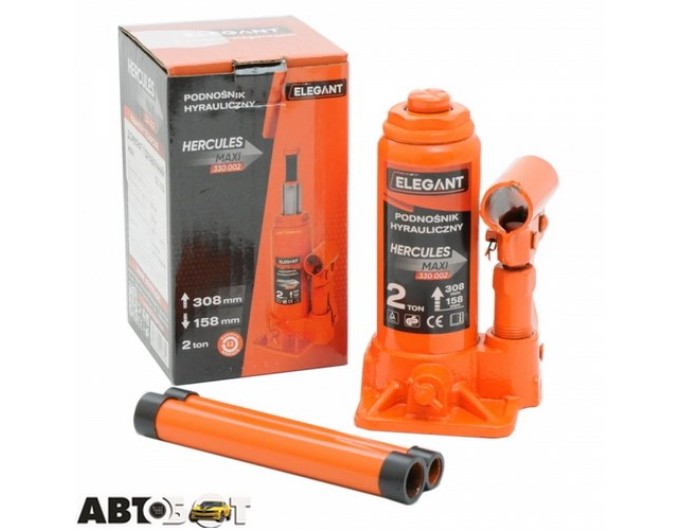 Гідравлічний пляшковий домкрат Elegant EL 330 002 (107550), ціна: 769 грн.