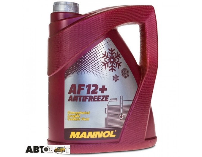 Антифриз MANNOL Longlife Antifreeze AF12+ червоний концентрат 5л, ціна: 787 грн.