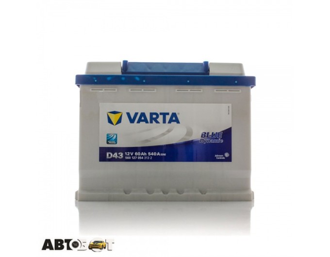 Автомобільний акумулятор VARTA 6СТ-60 BLUE dynamic (D43) 560 127 054, ціна: 7 378 грн.
