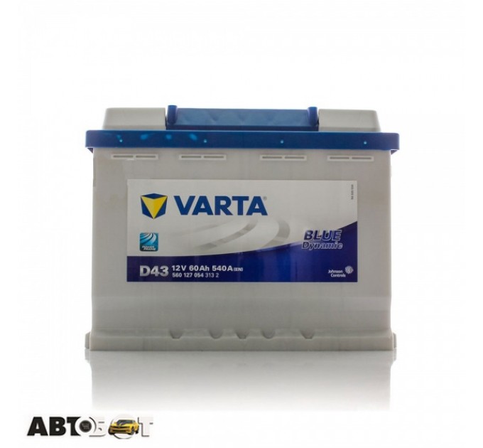 Автомобільний акумулятор VARTA 6СТ-60 BLUE dynamic (D43) 560 127 054, ціна: 3 785 грн.