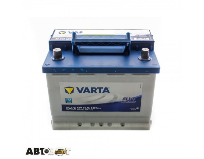 Автомобільний акумулятор VARTA 6СТ-60 BLUE dynamic (D43) 560 127 054, ціна: 7 378 грн.