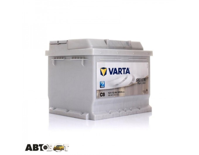 Автомобильный аккумулятор VARTA 6СТ-52 Silver Dynamic C6 (552 401 052), цена: 7 224 грн.