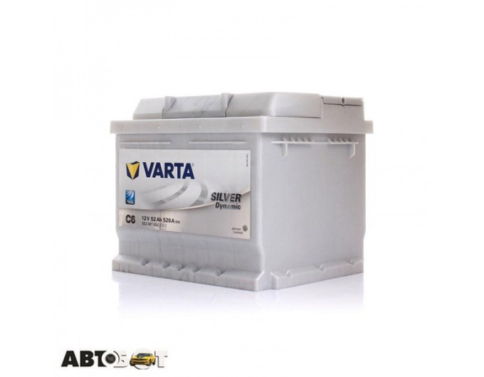 Автомобильный аккумулятор VARTA 6СТ-52 Silver Dynamic C6 (552 401 052), цена: 7 224 грн.