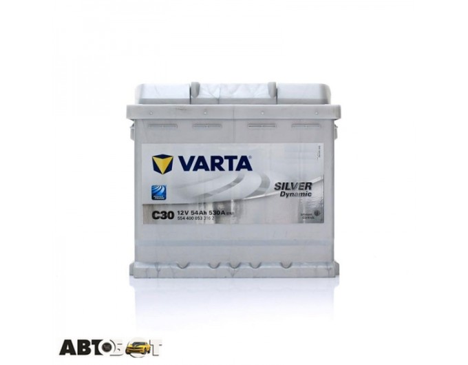 Автомобільний акумулятор VARTA 6СТ-54 SILVER dynamic (C30) 554 400 053, ціна: 7 205 грн.
