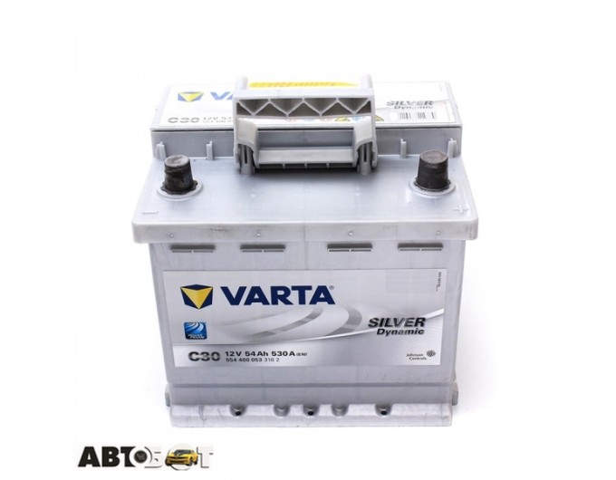 Автомобільний акумулятор VARTA 6СТ-54 SILVER dynamic (C30) 554 400 053, ціна: 7 205 грн.