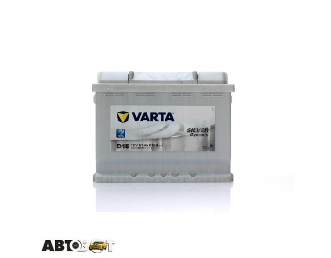 Автомобільний акумулятор VARTA 6СТ-63 SILVER dynamic (D15) 563 400 061, ціна: 8 854 грн.